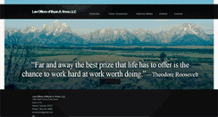 Desktop Screenshot of bryanvroonlaw.com